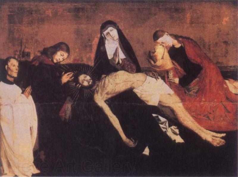 Enguerrand Quarton Pieta of Villeneuve-les-Avignon Norge oil painting art
